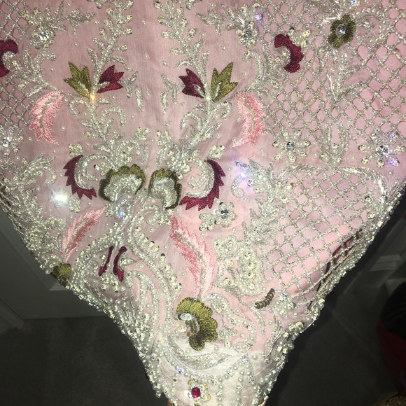 NWOT Pakistani heavy formal party salwar kameez - Picture 7 of 8